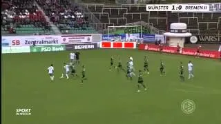 Preußen Münster Werder Bremen II 3:1. Alle Tore & Highlights. 3. Liga 5/9/2015