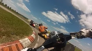 Onboard Vespa Race HD - Challenge Scootentole ESC 2014 - C3-2 / K2 - Race 1