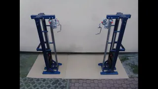 Homemade Cable Crossover. DIY Adjustable Cable Machine. Brama do siłowni.