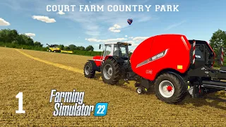 Feeding the Rabbits and Making Hay for the Animals on Court Farm Series Episode 1 (FS22)