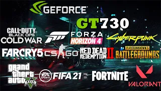 GT 730 DDR5 test in 25 Games in 2021