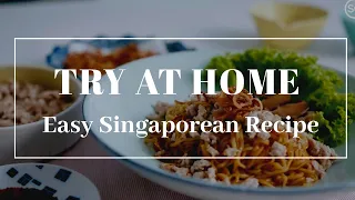 SINGAPOREAN RECIPE - Bak Chor Mee - Try At Home!