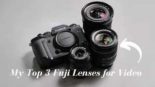 My Favourite Fujifilm Lenses for Video, for the Fujifilm X-T4/X-T5/X-H2s/X-H2/XS10