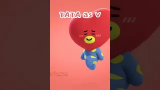 Tata + Taehyung perfect match with bt21#tata#taehyung#bts#bt21