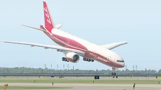 Boeing 777 Pilot With Stomachache Panic For Emergency Landing | X-Plane 11