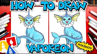 How To Draw Vaporeon Pokémon