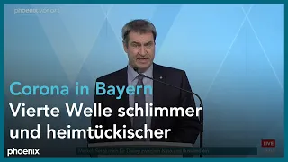 Markus Söder zur aktuellen Corona-Lage in Bayern