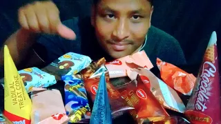 ASMR EATING ICECREAM,MAGNUM TRUFFLE,HAVMOR ICECREAM,CHOCOBAR,AMUL ICECREAM ICECREAM PARTY MUKBANG ||