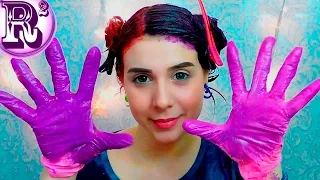 Как покрасить волосы ярко ТОНИКОЙ без осветления/ сплит окраска/ How to: Dye Split hair ✂#RolaRoys