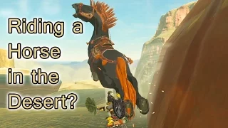 Riding a horse in the desert in Breath of the Wild?