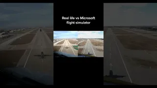 Real life vs Microsoft flight simulator Created By taxiway aviaton