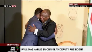 Paul Mashatile sworn-in as Deputy President of South Africa