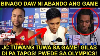 Anderson BUMILIB kay Abando! | Gilas PWEDE pa sa Olympics! | JC Tuwang Tuwa sa Fans!