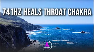 741Hz Heals Throat Chakra | Unblock Your Inner Voice | Cleanse Your Aura