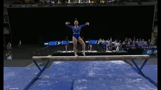 UCLA’s Emma Malabuyo shines in NCAA Championship semifinals with 9.95 on beam | Women's Gymnastics