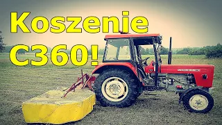 Koszenie łąki Ursusem C360! Ogień z rury ! Szwagier na błotniku 😁