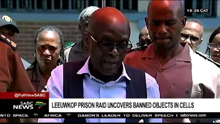 Leeuwkop prison raid unveils banned objects inside cells