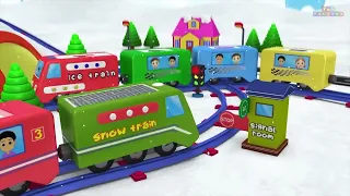 Snake Train | Cartoon Toy Train Choo Choo City - Toy Factory Cartoon Train