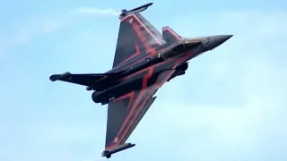 4Kᵁᴴᴰ Crazy French Air Force Rafale is Dancing Over My Head - INSANE DISPLAY!!