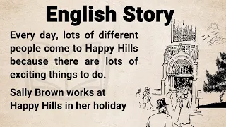 Learn English Through Story Level 1 ⭐️ Happy Hills | Graded Reader | Listening English Practice