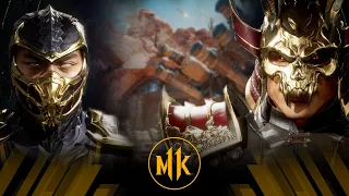 Mortal Kombat 11 - Scorpion Vs Shao Kahn (Very Hard)