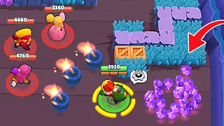 When 1000 iQ Play Gem Grab! Brawl Stars Funny Moments, Wins, Fails, Glitches