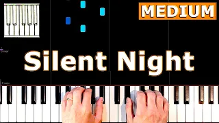 Silent Night - Piano Tutorial MEDIUM