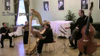 Debussy - "Two dances" for harp and string quintet