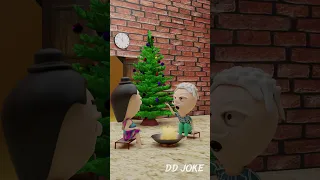 Christmas And New Year Joke Part-1 #youtubeshorts #christmas #newyear #funny || DD JOKE