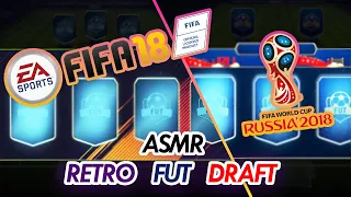 World Cup Mode and PACKED ICONS!!! - FIFA 18 RETRO FUT DRAFT [ASMR]