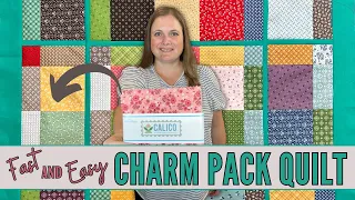 How to Make a Fast and Easy Charm Pack Quilt | One Day Quilt