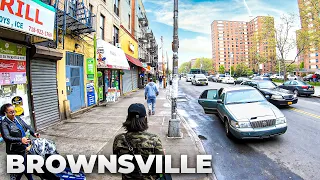 ⁴ᴷ⁶⁰ Walking NYC (Narrated) : Brownsville, Brooklyn Housing Projects