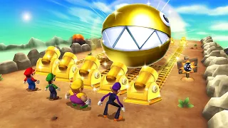 Mario Party 9 Boss Battles - Mario Vs Luigi Vs Wario Vs Waluigi (Master Difficulty)