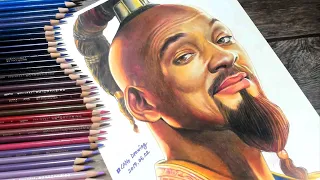 Drawing aladdin - Genie (Will Smith Genie) | by leecano