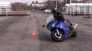 How to do a short turn in Motorcycle: the Japanese's like U-turn 2 - modified version