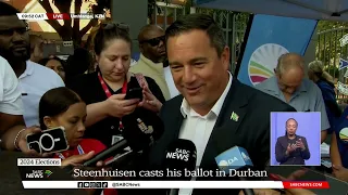 2024 Elections | DA leader John Steenhuisen casts his vote