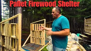 How To Build A Firewood Shelter From Pallets