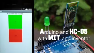 MIT app inventor with arduino and HC05 Bluetooth module  for  beginners | Arduino projects