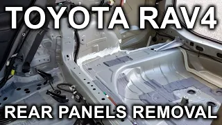 Toyota RAV4 (2019-2024): How To Remove Rear Interior Trim Panels.