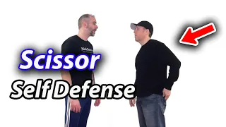 Self Defense against a Scissor Attack