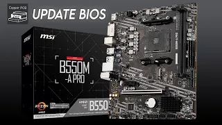 AMD Ryzen 5 5600G msi B550M-A PRO motherboard Update BIOS CPU error EZ debug