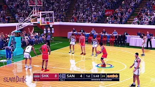 Slamdunk2k | Shohoku vs Sannoh | Realistic Version | Gameplay | 720p | NBA2K14 |