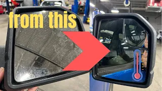 2019 Ford F-150 from non heated mirror to Heated mirror easy and simple way