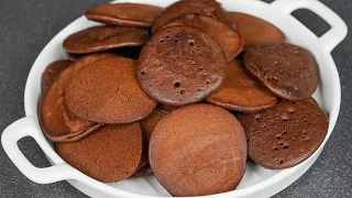 10 Min. Easy Mini Chocolate Pancake Recipe | Pancake Recipe | Simple & Quick Chocolate Pancake