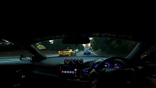 Genting Touge (峠) Stage 1 Chasing Ferrari 458 Italia, S660, S2000 - 25/2/2024 - 本田 Honda CRZ