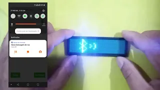 Paquinha led Mini Painel App Bluetooth Bateria