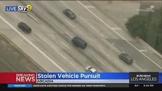 Pursuit suspect exits 210 freeway