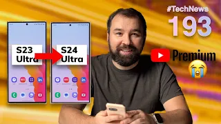S24 Ultra wreszcie będzie wyglądał jak mniejsze modele, YouTube Premium drożeje