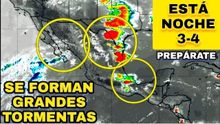 ⚠️ ¡Prepararse! Aquí se forman grandes tormentas con fuertes lluvias