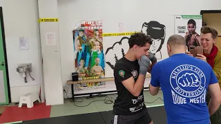 A Thai Boxing demonstration from Khalid's Gym in Rotterdam